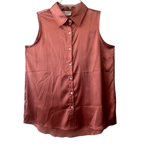 First Love by Lovelyn Sleeveless Top Mauve - Picture 1 of 2